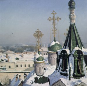 منظر من نافذة لمدرسة موسكو للرسم ، 1878 بواسطة سيرجي إيفانوفيتش سفيتوسلافسكي