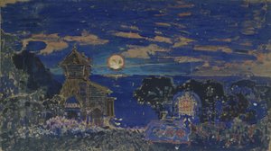تصميم المسرح لأوبرا Kashchey the Deathless بقلم N.Rimsky-Korsakov ، 1902