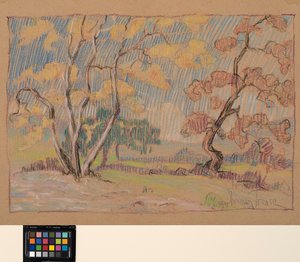 الانطباعات ، حوالي 1931 (باستيل على ورق) بواسطة شيرمان