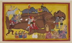 الشياطين توقظ كومبهاكارا النائم لقتال راما