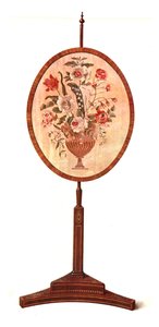 مطعمة شاشة الماهوجني القطب ، 1908. بواسطة شيرلي تشارلز Llewellyn Slocombe