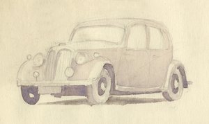 سيارة 1951. بواسطة شيرلي ماركهام