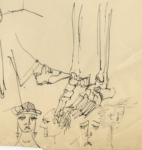 وجوه وعظام القدم ، 1953. بواسطة شيرلي ماركهام