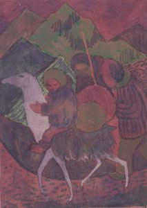 الشكل على الحصان ، c1950. بواسطة شيرلي ماركهام