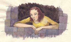 امرأة غاضبة ، عام 1950.