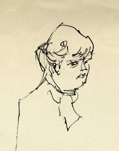 رأس امرأة ، 1953.