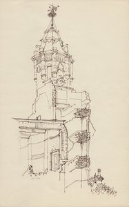 برج خراب عام 1950. بواسطة شيرلي ماركهام