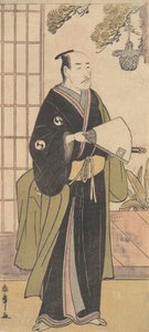 الخامس من إشيكاوا دانجورو في دور أوبوشي يورانوسوكي ، الشهر السادس ، 1783. بواسطة شونشو