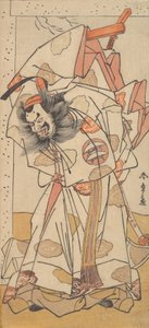 ناكاجيما ميهيمون الثاني في دور Sadaijin Jihei ، 1776.