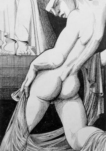 جانيميد قبل زيوس ، 1923 (حبر ومرحاض) بواسطة سيدني هانت