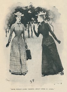 جاءت بعض المرأة تتحدث عن اللورد سانت سيمون ، 1892 بواسطة سيدني باجيت
