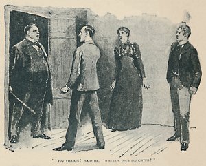 انت وغد! قال هو. ابنتي ، 1892 بواسطة سيدني باجيت