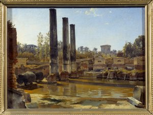 معبد سيرابيس في بوتسولي. لوحة سيلفستر فيودوسيفيتش شيشيدرين (سيلفستر شيدرين) (1791-1830) بواسطة Silvestr Fedosievich Shchedrin