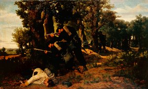 كمين من Bersaglieri (جنود) ، بواسطة Silvestro Lega (1826-1895).