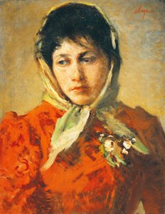 لا سليراتا (المرأة الشريرة) ، لسيلفسترو ليجا (1826-1895) ، زيت على قماش ، 50 × 38 سم بواسطة سيلفسترو ليجا