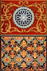 تفاصيل زخرفية من "فن آسيا الوسطى" ، حانة. 1879-1883 بواسطة Simakoff ن.