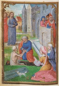 فوليو من كتاب ساعات مصغر ، استخدام روما ، بروج ، 1530-1535 بواسطة سيمون بينينج