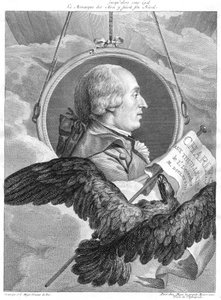جاك الكسندر سيزار تشارلز ، الفيزيائي الفرنسي ، c1783.