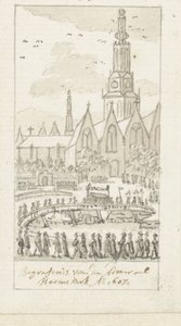 دفن جاكوب فان هيمسكيرك في Oude Kerk في أمستردام ، 1607