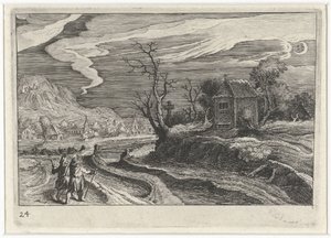 المناظر الطبيعية في الليل مناظر أوروبا الجنوبية (عنوان السلسلة) Topographia variarum regionum (عنوان السلسلة)