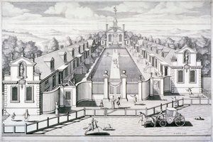 ترينيتي المشوز ، مايل إند رود ، ستيبني ، لندن ، 1696. بواسطة سيمون جريبيلين