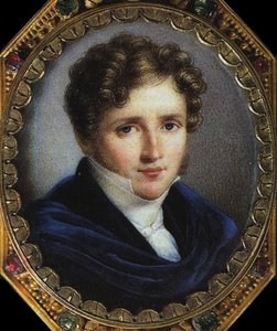 صورة شخصية للمؤلف ألفريد دي فينيي 1797-1863 ، 1825 بواسطة قصر سيمون نيكولاس