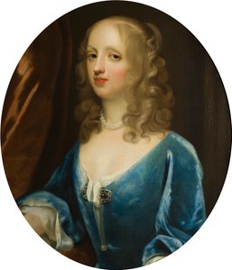 صورة للسيدة ديانا راسل (1622-1694) ، Viscountess Newport ، حوالي 1660-94 (زيت على قماش)