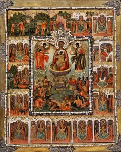 ربيع الإله الحي Theotokos ، 1670