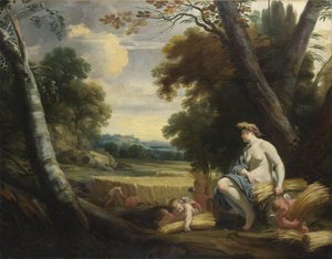 سيريس وحصاد كيوبيد ، ج. 1635 بواسطة سيمون فويت
