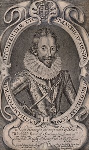 هنري وريوزلي ، إيرل ساوثامبتون ، راعي وليام شكسبير ، c1617 1894 بواسطة سيمون دي باس