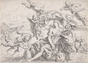 اغتصاب أوروبا ، بعد ريني ، كاليفورنيا. 1636.