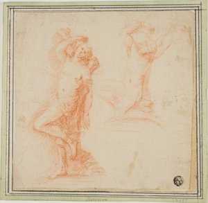 رسمان للقديس سيباستيان بواسطة سيمون كانتاريني