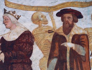 Death with the Duke, detail from The Dance of Death