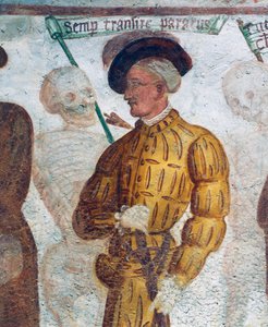 Death with the young man, detail from The Dance of Death