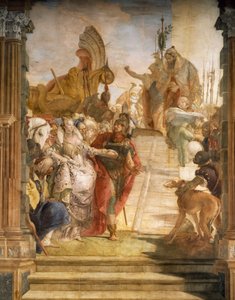 The Meeting of Marc Anthony and Cleopatra, detail
