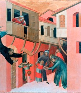 المباركة Agostino Novello Altarpiece ، التفاصيل ، 1324 بواسطة سيمون مارتيني