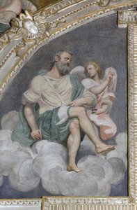 سانت ماثيو والملاك ، Lunette ، Presbytery ، 1578-82