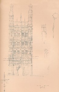 برج فيكتوريا ، وستمنستر ، c1837 1904 بواسطة Sir Charles Barry