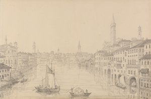 ألبوم يضم 30 منظرًا في تيرول وإيطاليا: مدينة فيرونا من الجسر ، 1 نوفمبر 1840 بواسطة السير تشارلز دي أويلي