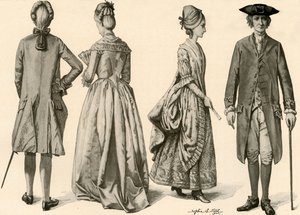 الملابس في عهد جورج الثالث ، 1760-1776 ، 1903 ، 1937. بواسطة صوفي بي ستيل