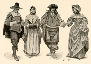 الملابس خلال الفترة 1620-1670 ، 1903 ، 1937. بواسطة صوفي بي ستيل