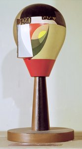 رأس دادا ، 1920 (خشب مطلي)