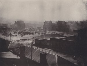 عاصفة غبار جوهانسبرغ (صورة b / w) بواسطة مصور جنوب أفريقي