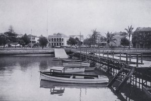Esplanade ، من Yatch Club Jetty ، ديربان (b / w photo) بواسطة مصور جنوب أفريقي