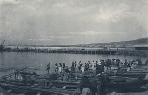 سوق السمك ، كيب تاون (صورة b / w) بواسطة مصور جنوب أفريقي