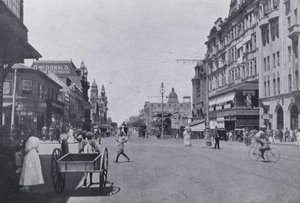ويست ستريت ، ديربان (صورة b / w) بواسطة مصور جنوب أفريقي