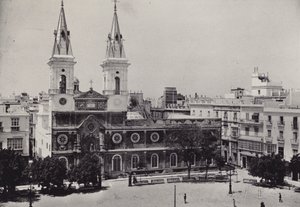 Cadiz: Plaza de la Constitucion (b/w photo) بواسطة المصور الإسباني