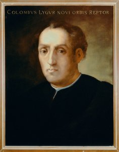 كريستوفر كولومبوس بواسطة المدرسة الاسبانية