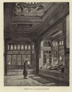 مصر - حريم الشيخ السادات بواسطة المدرسة الاسبانية