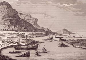 أمر هرنان كورتيس (1485-1547) بغرق سفنه ، المكسيك ، يوليو 1519 بواسطة المدرسة الاسبانية